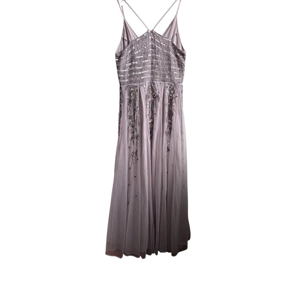 ASOS Design Floral Sequin Embellished Midi Dress Womens 6 Formal - Picture 6 of 10